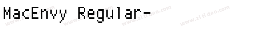 MacEnvy Regular字体转换